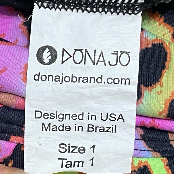 Dona Jo Flirty Mini Skirt Skort Multicolor Rainbow Leopard Print - Picture 6 of 6